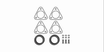 HJS Montageset, katalysator 82 12 2325 HJS 82122325 Katalysator montageset BMW E39 Touring prijs