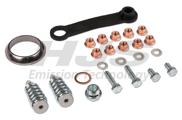 HJS Montagesæt, katalysator 82 13 2627 HJS 82 13 2627 originale Mercedes W169 Montagesæt katalysator hvad koster