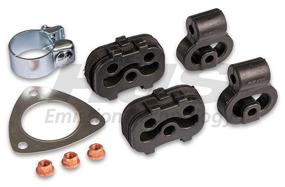 HJS Monteringssats, avgassystem 82 14 2789 Byta Monteringssats avgassystem OPEL Kadett E Sedan (T85) kostnad HJS 82 14 2789
