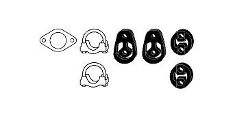 HJS Montaažikomplekt, väljalaskesüsteem 82 15 6426 HJS 82 15 6426 originaal Montaaæikomplekt väljalaskesüsteem Ford Mondeo BFP hind