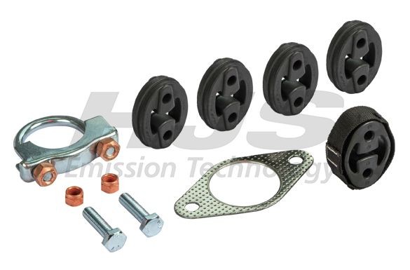 HJS Kit de montagem, sistema de escape 82 15 6435 HJS 82 15 6435 Kit de montagem sistema de escape AUDI A8 custo