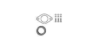 HJS Kit d'assemblage, catalyseur 82 15 6535 HJS 82 15 6535 Kit de montage catalyseur Hyundai GETZ pas cher