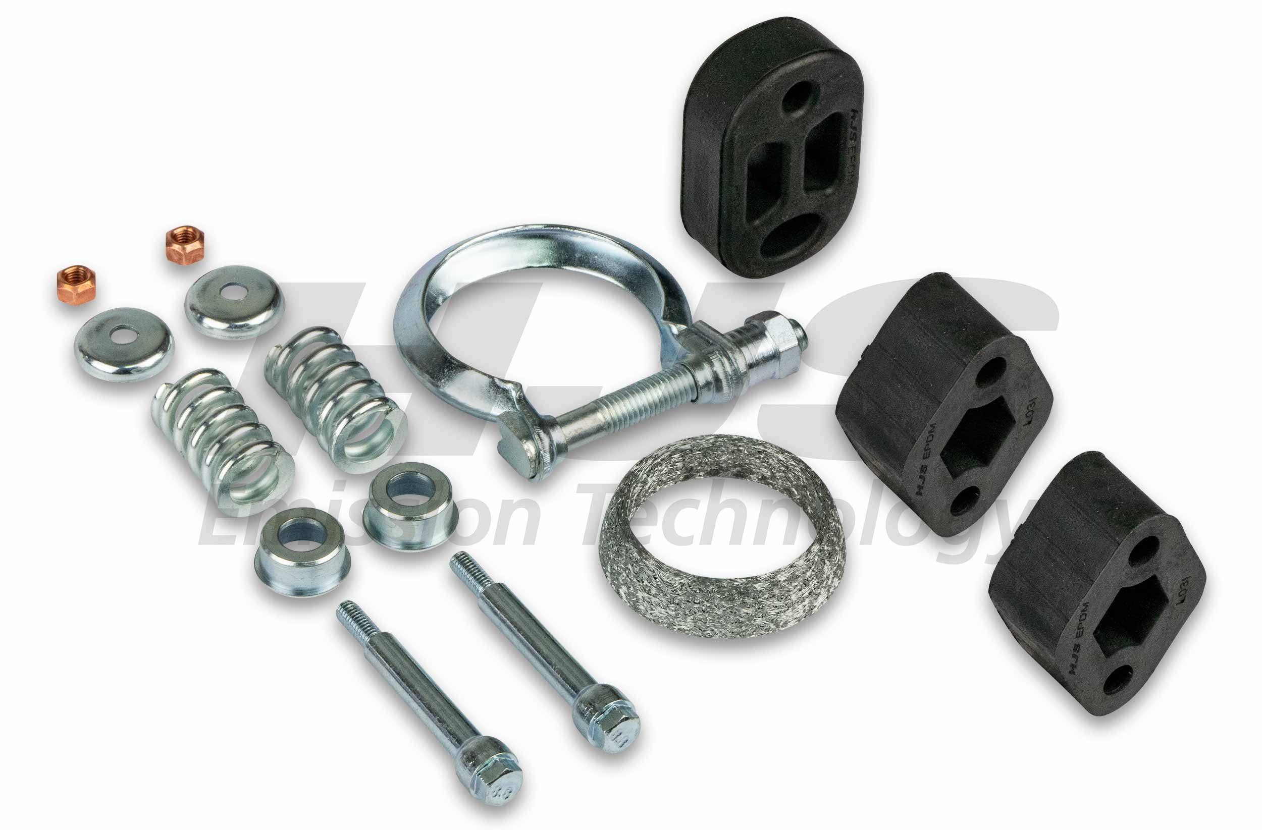 HJS Exhaust mounting kit 82 21 3011 HJS 82 21 3011 Exhaust mounting kit CITROЁN DS3 Hatchback 1.6 THP 156 hp 2011