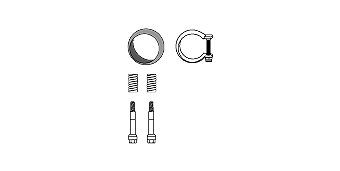 HJS Montaažikomplekt, Katalüsaator 82 22 4432 HJS 82224432 Montaaæikomplekt väljalaskesüsteem Peugeot 605 6B hind