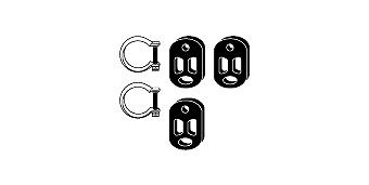 HJS Monteringssats, katalysatorkonverter 82 22 4687 Byta Monteringssats katalysator Peugeot 206 2a/c kostnad HJS 82 22 4687