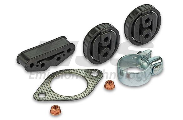 Kit de montagem, sistema de escape HJS 82 32 3566 HJS 82 32 3566: Kit de montagem sistema de escape Fiat DOBLO 2003