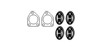 HJS Monteringssats, avgassystem 82 34 6723 HJS 82 34 6723 Monteringssats, avgassystem LAND ROVER Freelander 2 SUV (L359) 2.2 TD4 4x4 150 hk 2012