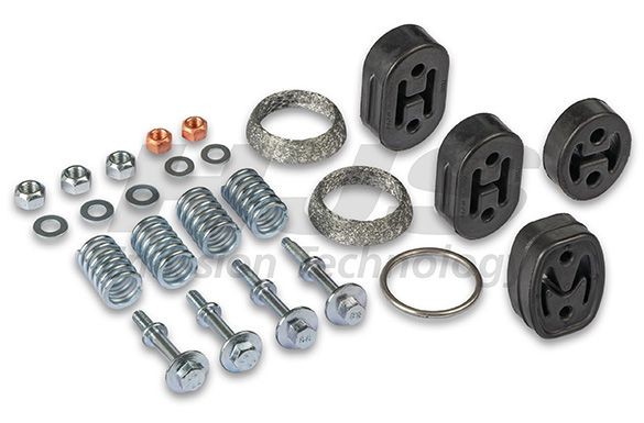 HJS Kit d'assemblage, système d'échappement 82 43 8027 HJS 82 43 8027 Kit d'assemblage système d'échappement BMW Série 6 d'origine
