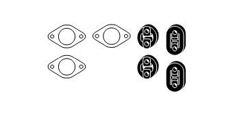 HJS Exhaust mounting kit 82 49 8368 82 49 8368 HJS exhaust mounting kit HYUNDAI XG