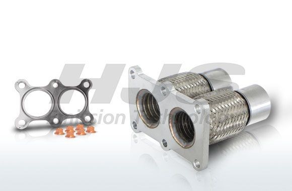 Prużný diel výfuku HJS 83 00 8300 HJS 83 00 8300: Pletenec výfuku Seat LEON 2002