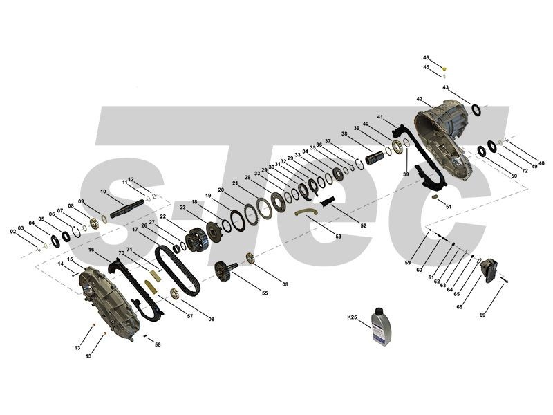 S-TEC Fördelningsväxel TC00507-RI TC00507-RI S-TEC komponenter fördelningslåda CHEVROLET LACETTI