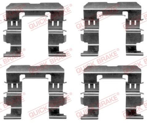 QUICK BRAKE Kit accessori, pastiglia freno 109-1612 QUICK BRAKE 109-1612 costo Kit accessori, pastiglia freno Sentra B15 originale