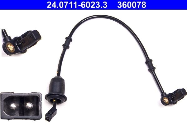 ATE Sensor, rotações da roda 24.0711-6023.3 Sensor ABS ATE Mercedes-Benz Classe S 24.0711-6023.3