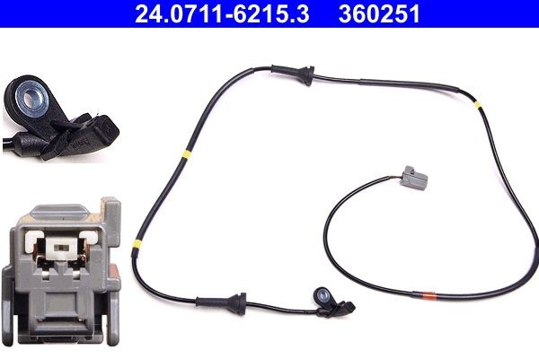 ATE ABS-anturi 24.0711-6215.3 24.0711-6215.3 ATE ABS tunnistin VOLVO V40 StW