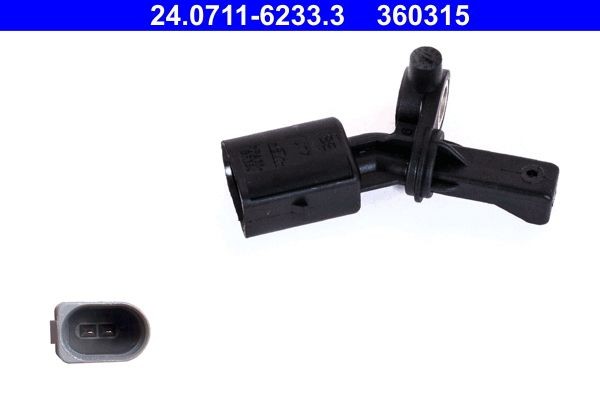 ATE ABS Sensor 24.0711-6233.3 ATE 24.0711-6233.3 ABS føler SKODA Fabia III Stationcar (NJ5) billig