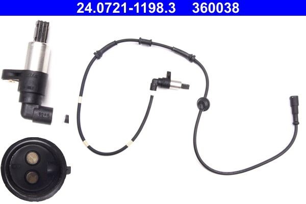 ATE Sensor, rotações da roda 24.0721-1198.3 24.0721-1198.3 Sensor ABS FIAT SEICENTO ATE