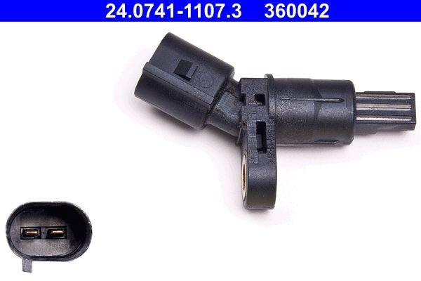 ATE Snímač počtu otáčok kolesa 24.0741-1107.3 24.0741-1107.3 Snímač ABS ATE VOLKSWAGEN UP