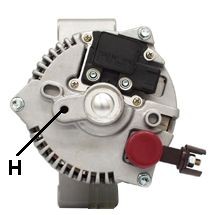 DELCO REMY Generator DRA3374 DRA3374 Generator DELCO REMY DAIHATSU YRV