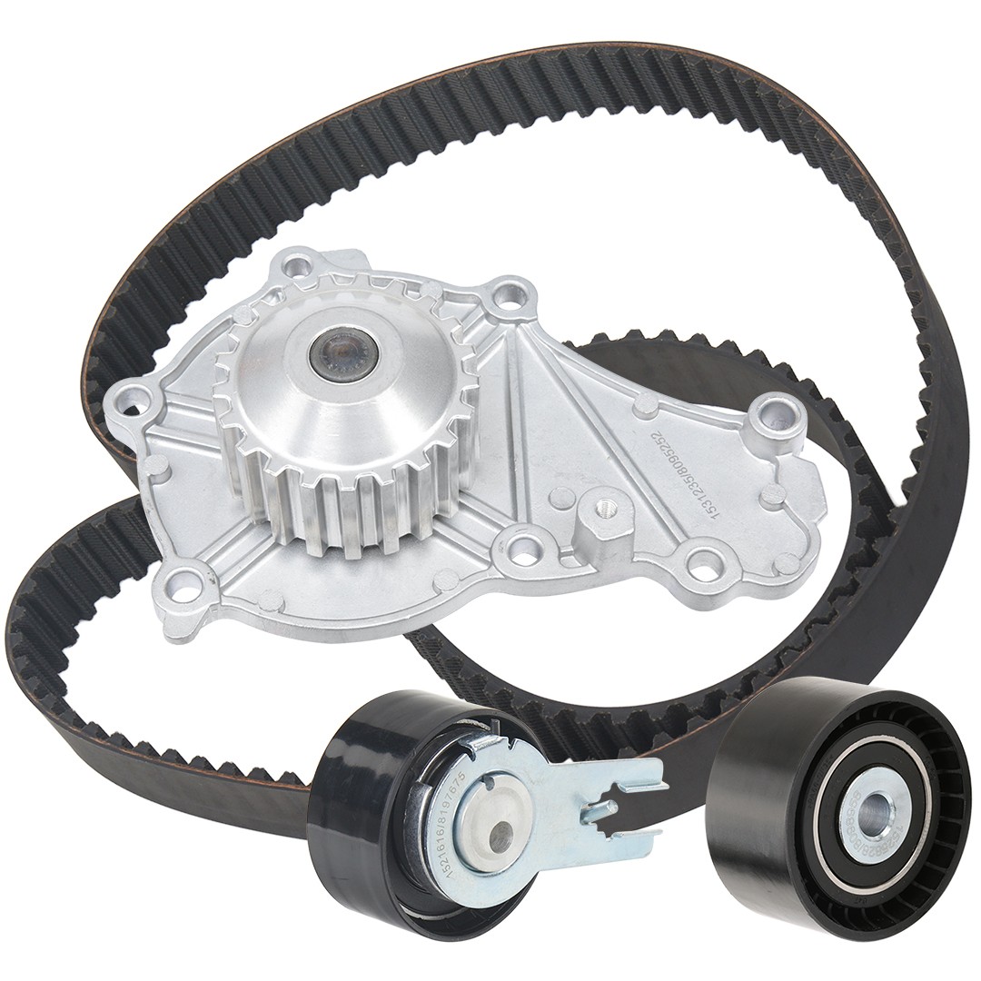 RIDEX Σετ ιμάντα χρονισμού με αντλία νερού 3096W0484 Αντλία νερού + σετ ιμάντα χρονισμού RIDEX VERSO 3096W0484 φθηνά