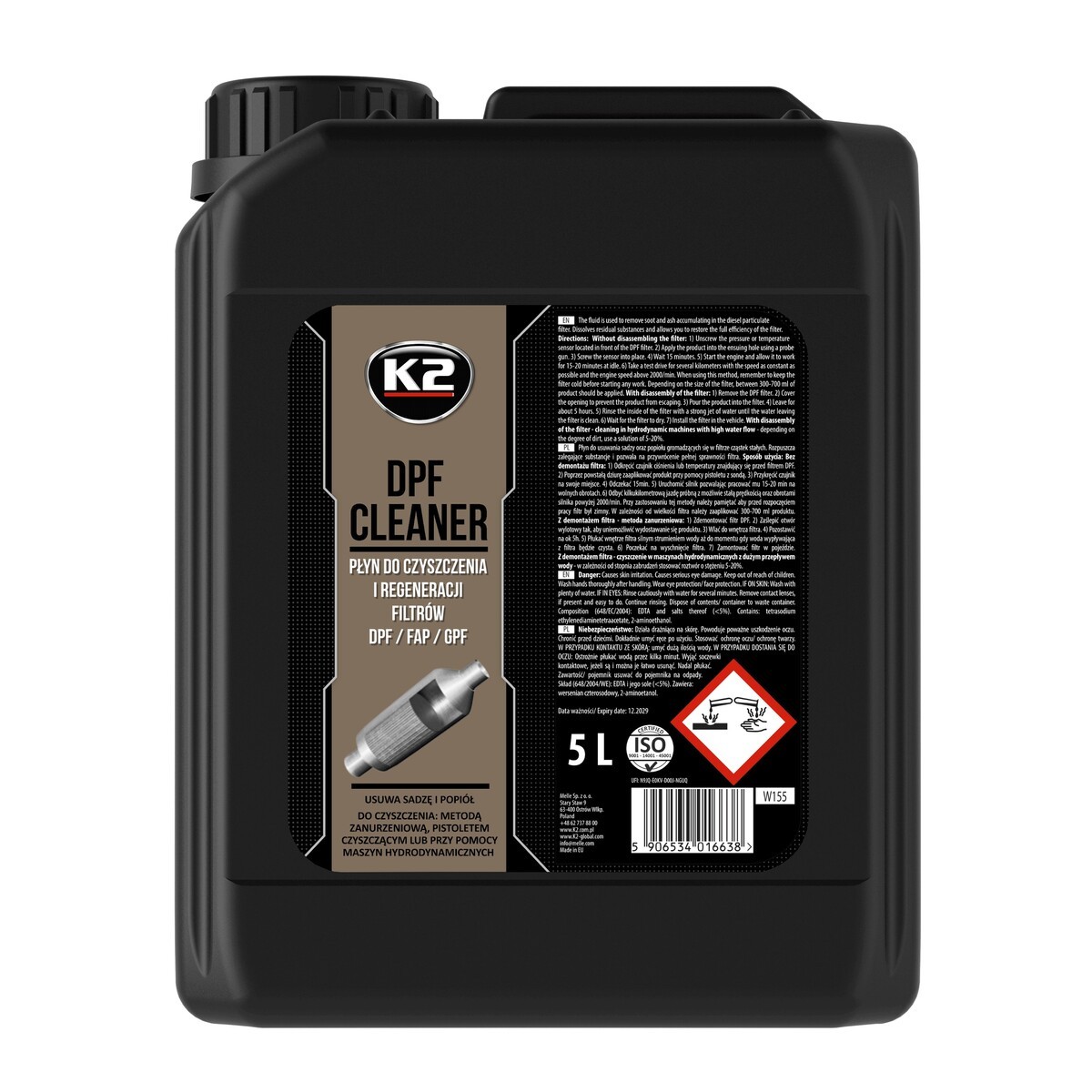K2 Puhastus (tahma- / partiklifilter) W155 W155 Puhastus (tahma- / partiklifilter) NISSAN NAVARA K2