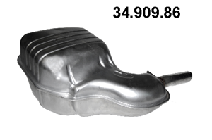 EBERSPÄCHER Bakre ljuddämpare 34.909.86 34.909.86 EBERSPÄCHER bakre ljuddämpare Volvo 740
