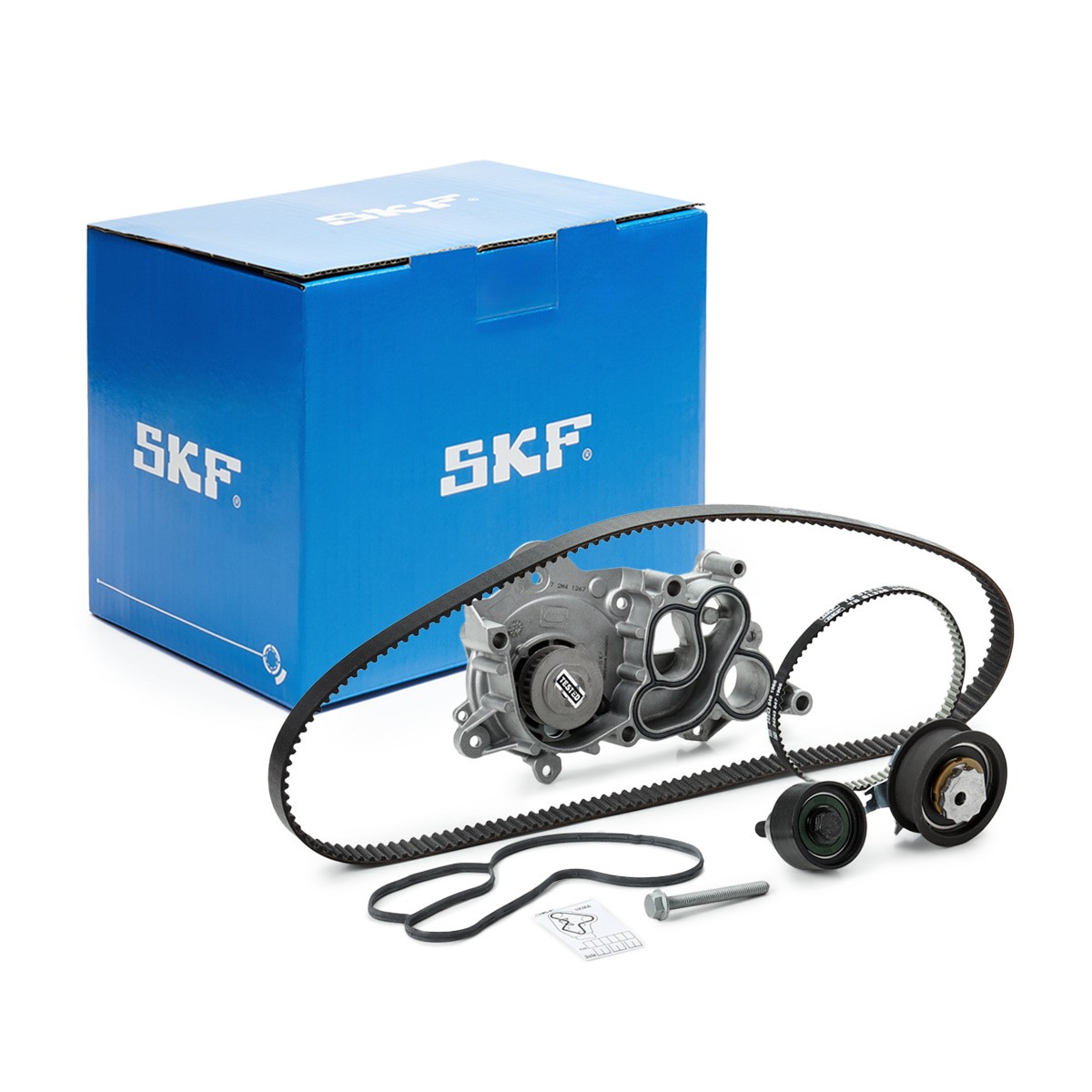 SKF Kit cinghia distribuzione, pompa acqua VKMC 01283 VKMC 01283 Kit cinghia di distribuzione SKF Volkswagen TIGUAN costo