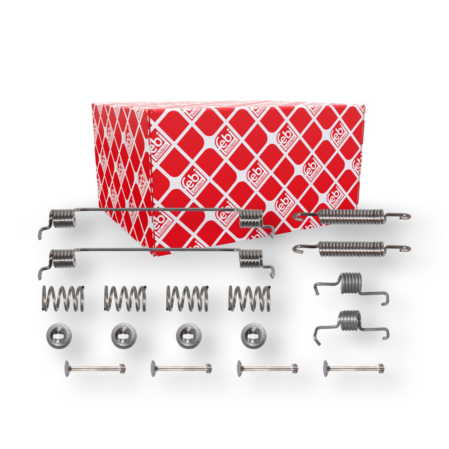 FEBI BILSTEIN Kit de acessórios, maxilas do travão 182077 FEBI BILSTEIN 182077 Kit de acessórios maxilas do travão Dacia Logan LS originais preço