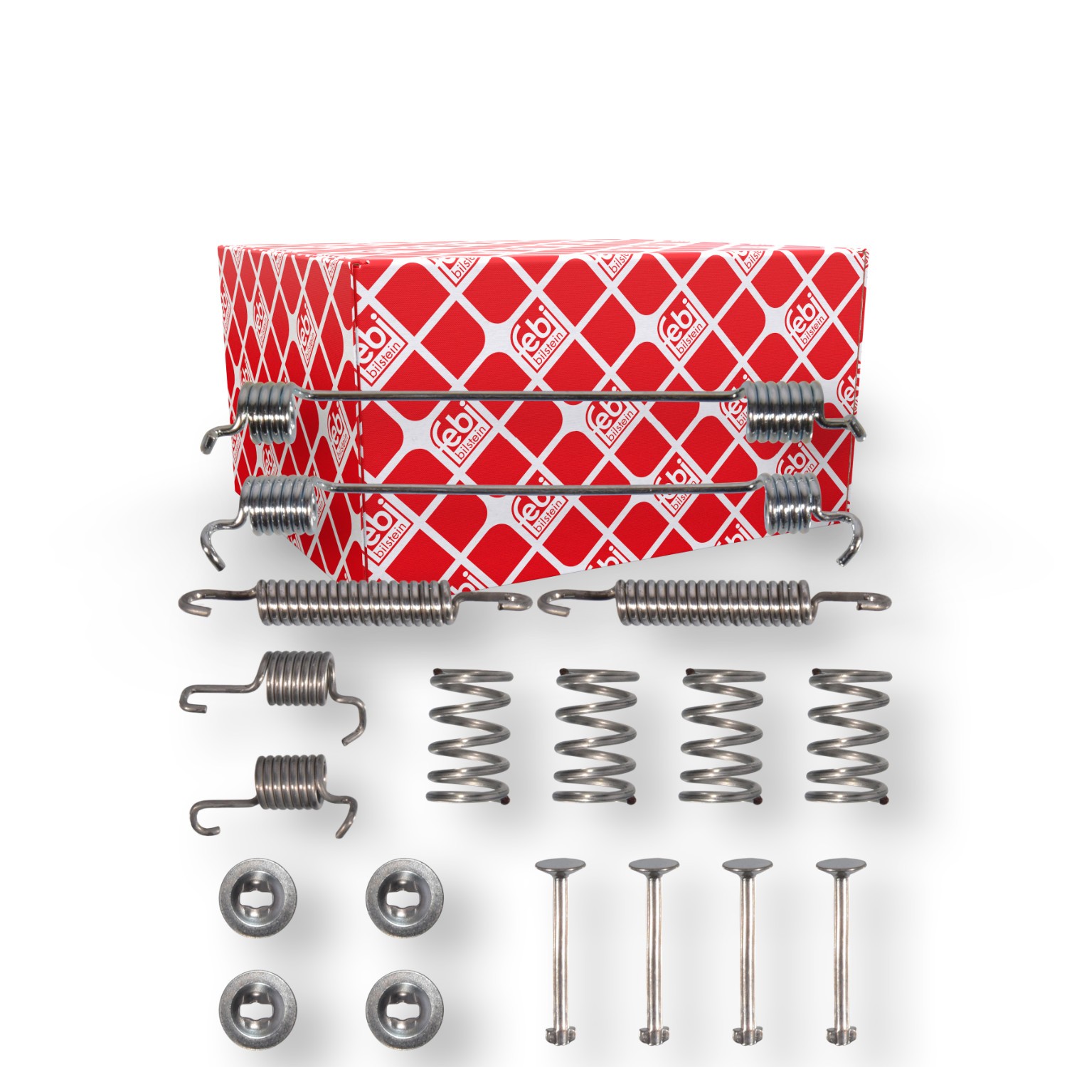 FEBI BILSTEIN Σετ βοηθ. εξαρτημάτων, σιαγόνες φρένου 182185 FEBI BILSTEIN 182185 γνήσια Σετ βοηθητικα εξαρτημάτων σιαγόνες φρένου LANCIA Y τιμες