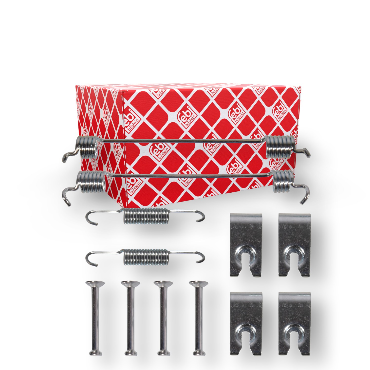 FEBI BILSTEIN Tilbehørsett, bremsesko 182188 Tilbehørsett bremsesko FEBI BILSTEIN 106 182188 billige