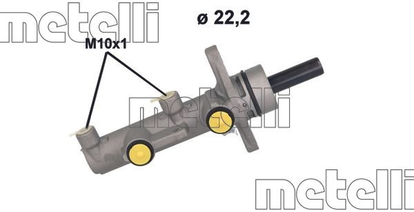 METELLI Jarrupääsylinteri 05-1233 05-1233 METELLI Jarrupääsylinteri TOYOTA SUPRA