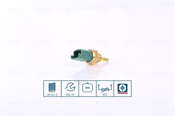 NISSENS Sonde de température, liquide de refroidissement 207004 Hyundai COUPE Sonde de température liquide de refroidissement NISSENS 207004