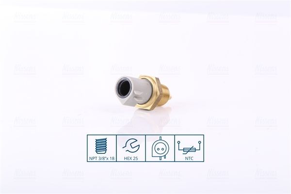 NISSENS Kylvätsketemperatursensor 207012 NISSAN kylvätsketemperatur sensor NISSENS 207012