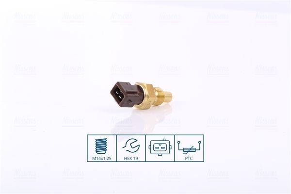 NISSENS Sensor, motortemperatur 207014 Kjølevæsketemperatursensor NISSENS Citroën C5 207014