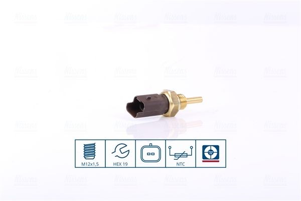 NISSENS Sensor, motortemperatur 207034 NISSENS 207034 Kjølevæsketemperatursensor Abarth 500С Cabrio pris