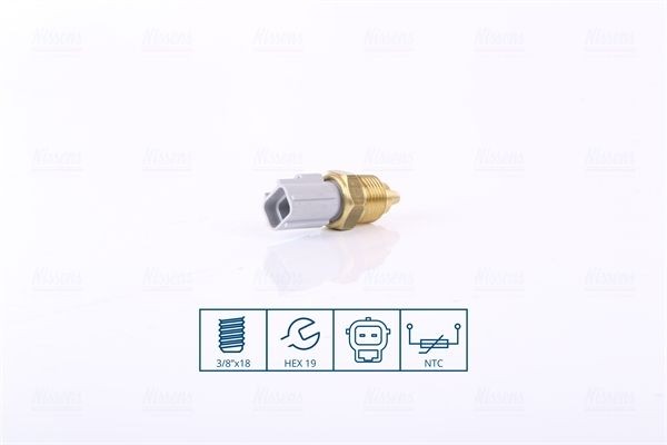 NISSENS Sensor, temperatura do líquido de refrigeração 207057 NISSENS 207057 Sensores XJ Sedan (X351)