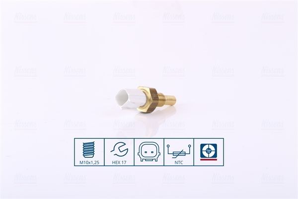 Kylvätsketemperatursensor NISSENS 207071 NISSENS 207071 Temperaturgivare för kylvätska HONDA ACCORD 2012