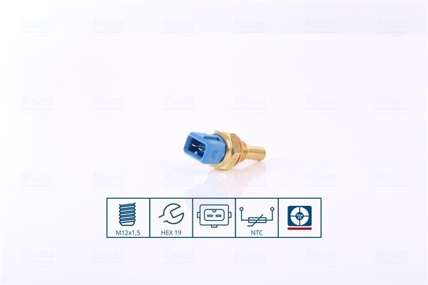 NISSENS Sonde de température, liquide de refroidissement 207076 NISSENS 207076 Capteur de température Lexus RX MCU15 pas cher