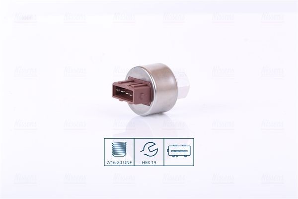 NISSENS Druksensor airco 301008 301008 Airco druksensor CITROËN JUMPY NISSENS