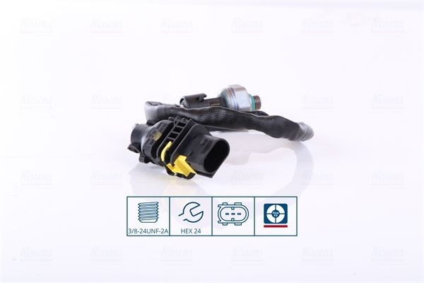 NISSENS Διακόπτης πίεσης, σύστ. κλιματ. 301025 301025 Διακόπτης υψ πίεσης συστ κλιματ VOLVO S60 NISSENS