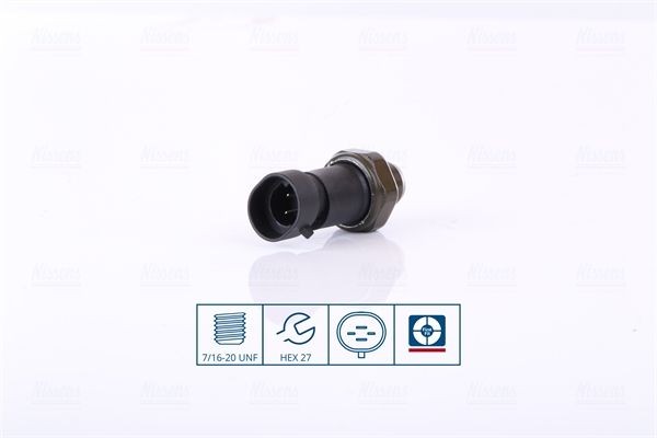Druksensor airco NISSENS 301085 NISSENS 301085 Drukschakelaar airconditioning RENAULT ESPACE 2000