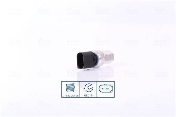 NISSENS Air conditioning pressure switch 301098 NISSENS 301098 California T5 Minibus (7EC, 7EF, 7EG, 7HF) ac pressure switch price