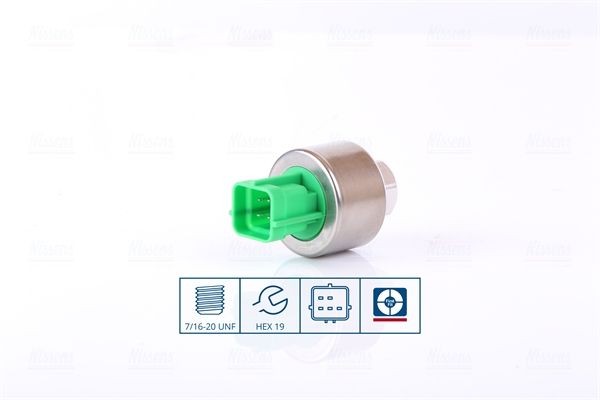 NISSENS Pressostat, climatisation 301127 Peugeot 207 Pressostat de climatisation NISSENS 301127