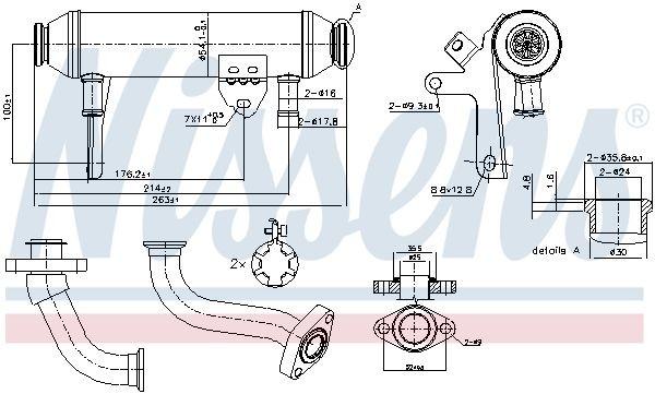 NISSENS Ψυγείο EGR 989283 NISSENS 989283 Ψυγείο EGR Lancia Phedra 179 τιμες