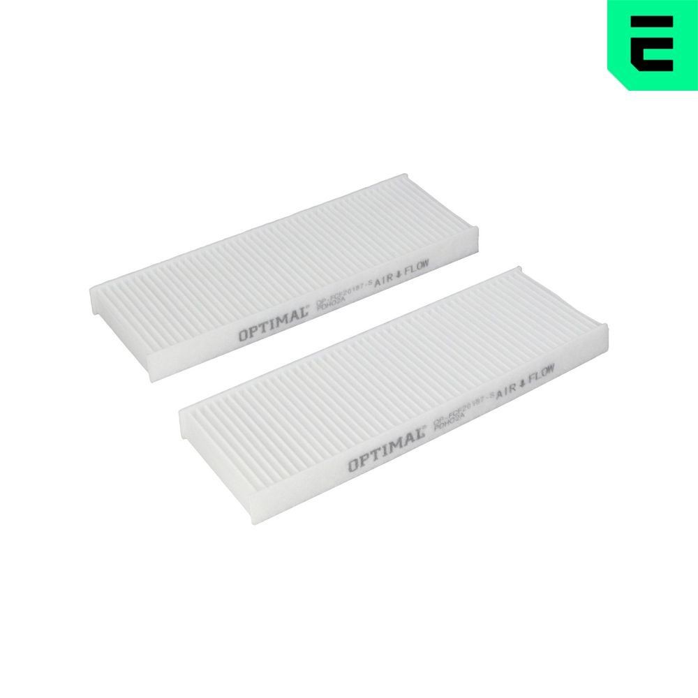 OPTIMAL Kupefilter OP-FCF20187-S OP-FCF20187-S Pollenfilter OPTIMAL HYUNDAI SANTA FE