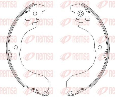Kit ganasce freni REMSA 4265.01 REMSA 4265.01 costo Ganasce freno Nissan JUKE 2013