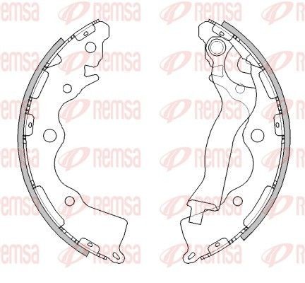 REMSA Bremsesko sett 4525.00 4525.00 REMSA Bremseskosett Ford USA billige