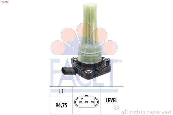 FACET Sensore, Livello olio motore 7.0244 FACET 7.0244 Sensore livello olio motore Terramar (KP1) prezzo