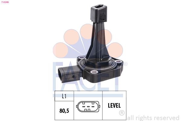 Sensor, motoroliepeil FACET 7.0246 FACET 7.0246: Olie niveau sensor Jaguar XF 2009