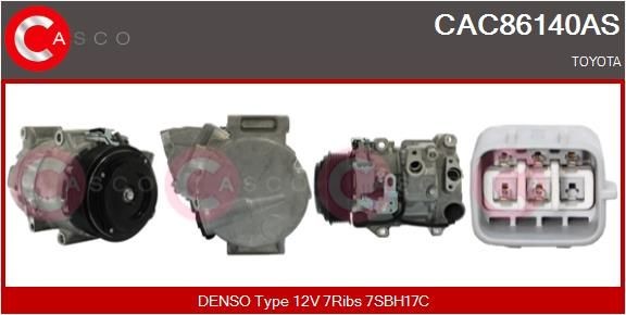 CASCO Klimakompressor CAC86140AS AC kompressor CASCO 4 RUNNER CAC86140AS billig