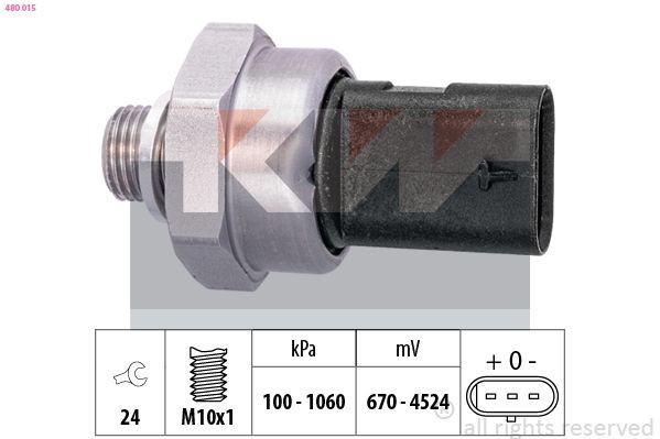KW Öldrucksensor 480 015 480 015 Öldruckschalter KW MERCEDES-BENZ VIANO